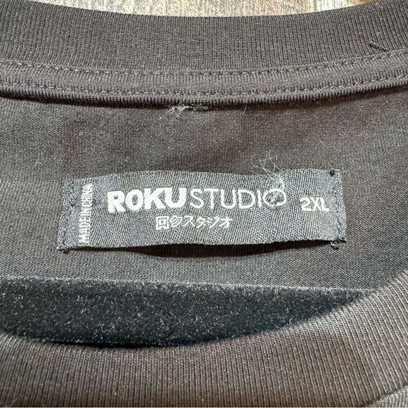 Roku Studio- Stoned and Successful Rhinestone Tee- Sz. 2XL - Picture 5 of 8